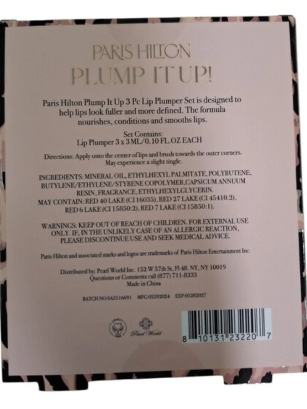Paris Hilton Plump It Up! Lip Plumper Trio